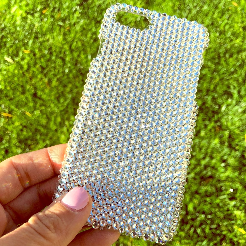 iPhone 6 7 8 case handmade with Swarovski crystal